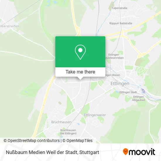 Карта Nußbaum Medien Weil der Stadt