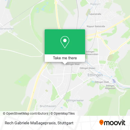 Карта Rech Gabriele Maßagepraxis