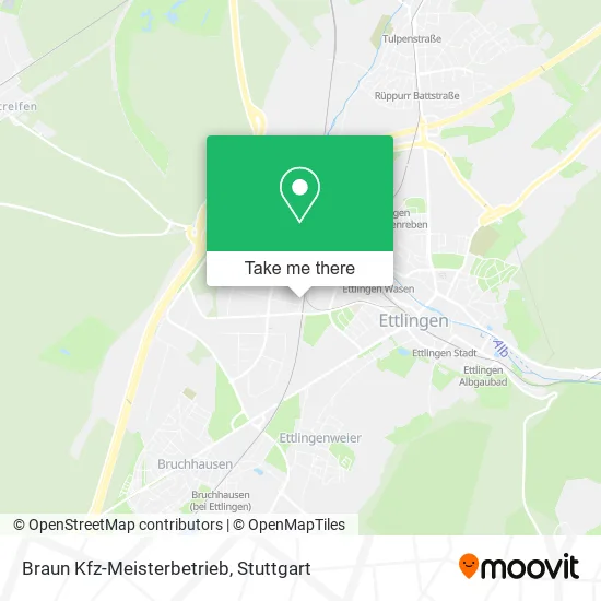 Карта Braun Kfz-Meisterbetrieb