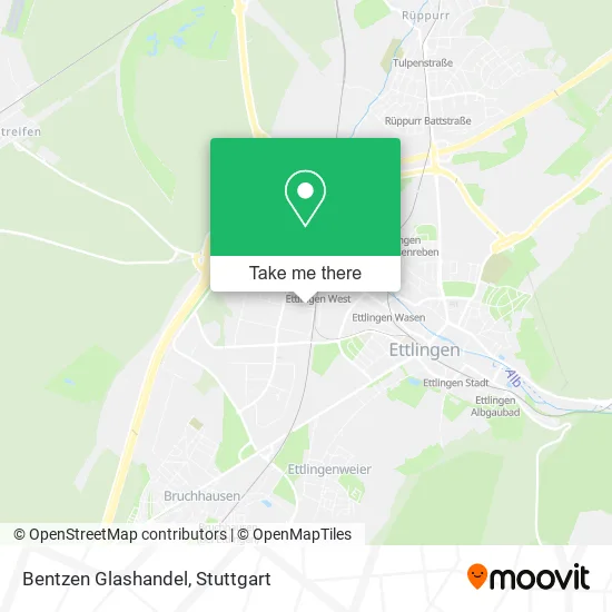 Карта Bentzen Glashandel