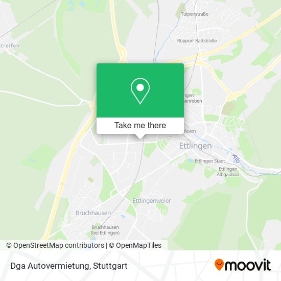 Dga Autovermietung map