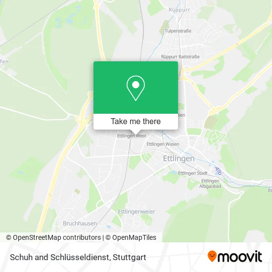 Карта Schuh and Schlüsseldienst