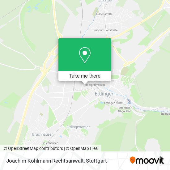Joachim Kohlmann Rechtsanwalt map