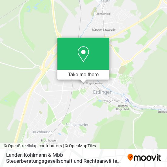Lander, Kohlmann & Mbb Steuerberatungsgesellschaft und Rechtsanwälte map