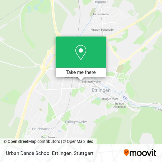 Urban Dance School Ettlingen map
