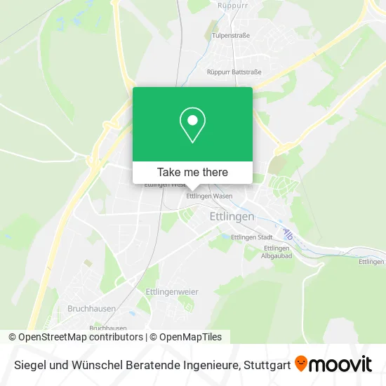 Карта Siegel und Wünschel Beratende Ingenieure