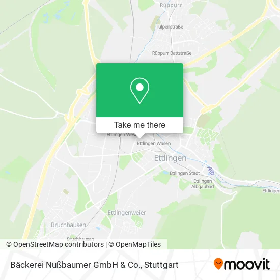 Карта Bäckerei Nußbaumer GmbH & Co.