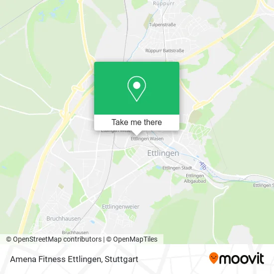 Карта Amena Fitness Ettlingen