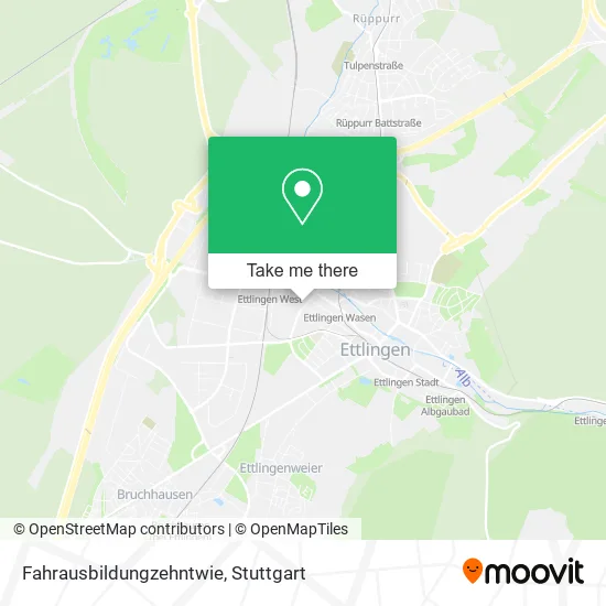 Карта Fahrausbildungzehntwie