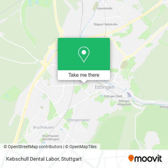 Kebschull Dental Labor map