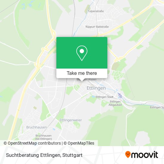 Карта Suchtberatung Ettlingen