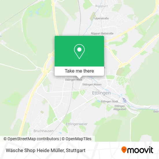 Карта Wäsche Shop Heide Müller