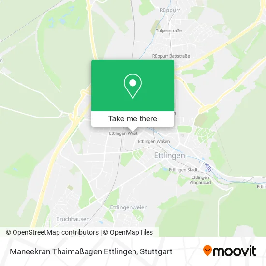 Карта Maneekran Thaimaßagen Ettlingen