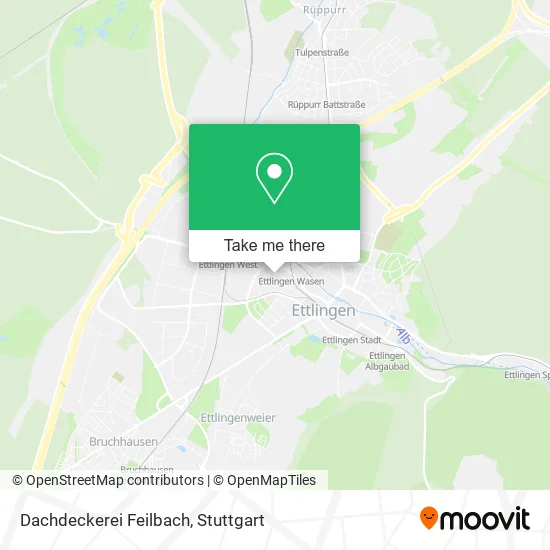 Карта Dachdeckerei Feilbach