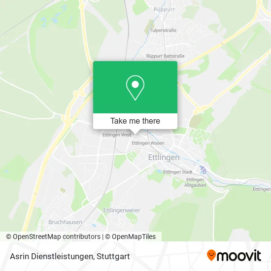 Карта Asrin Dienstleistungen