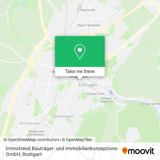 Карта Immotrend Bauträger- und Immobilienkonzeptions-GmbH