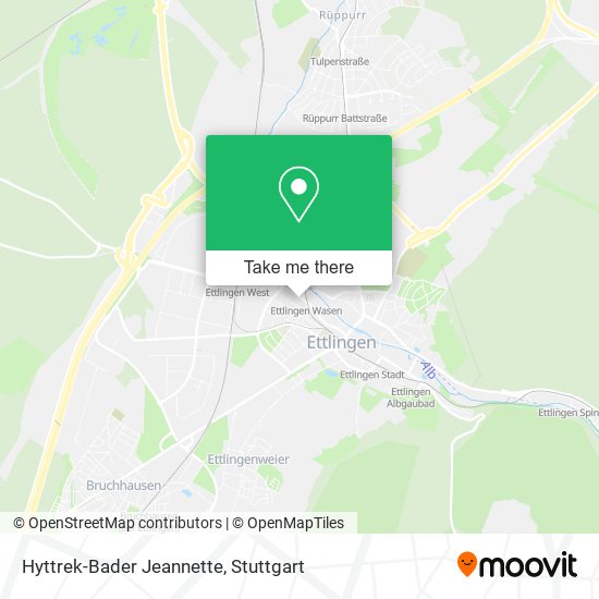 Hyttrek-Bader Jeannette map