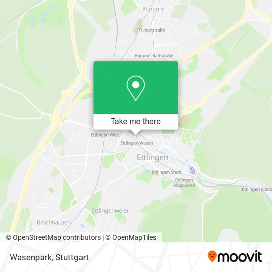 Wasenpark map