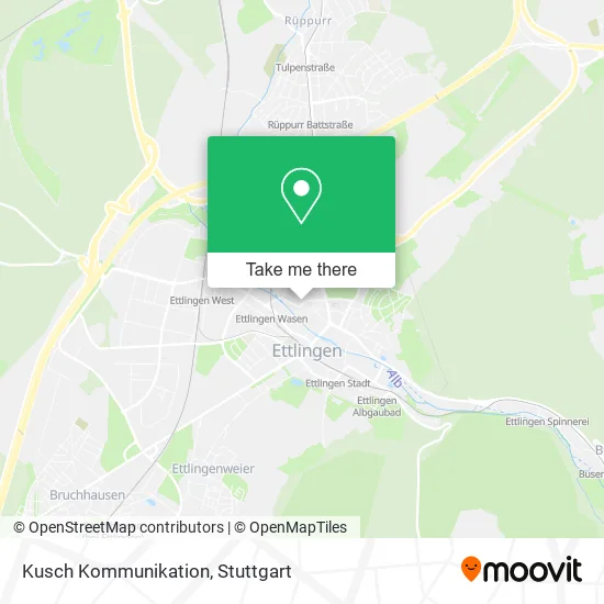 Карта Kusch Kommunikation