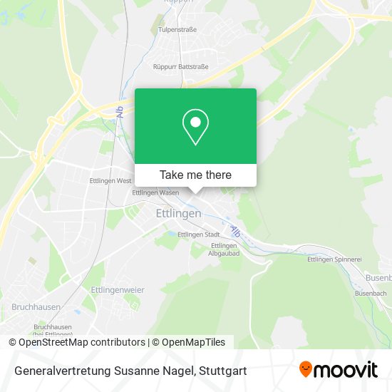 Generalvertretung Susanne Nagel map