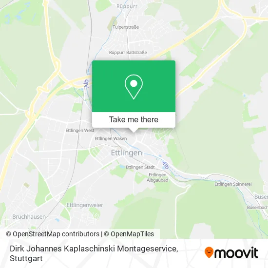 Карта Dirk Johannes Kaplaschinski Montageservice
