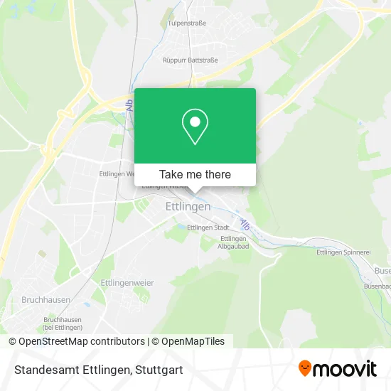 Карта Standesamt Ettlingen