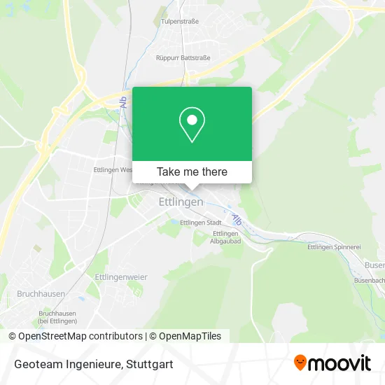 Карта Geoteam Ingenieure