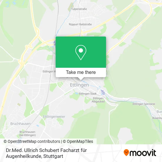 Карта Dr.Med. Ullrich Schubert Facharzt für Augenheilkunde