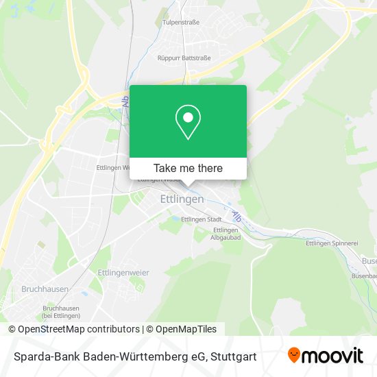 Sparda-Bank Baden-Württemberg eG map