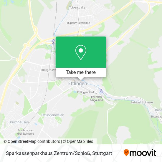 Sparkassenparkhaus Zentrum / Schloß map