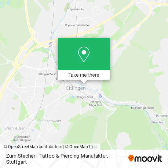 Карта Zum Stecher - Tattoo & Piercing Manufaktur