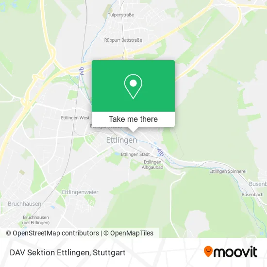 Карта DAV Sektion Ettlingen
