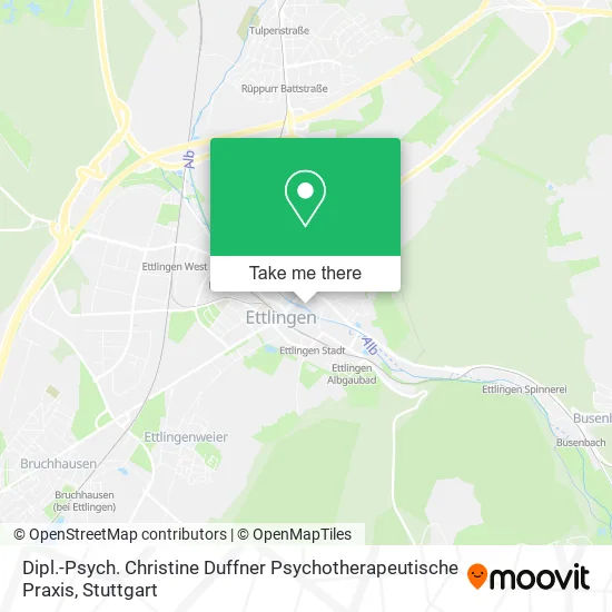 Карта Dipl.-Psych. Christine Duffner Psychotherapeutische Praxis