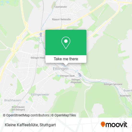 Kleine Kaffeeblüte map