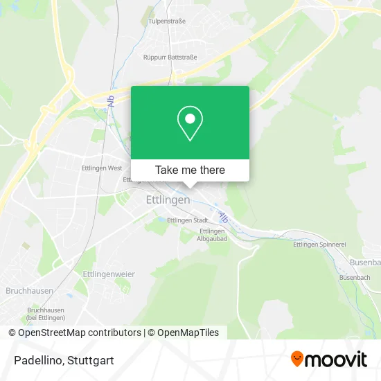 Карта Padellino