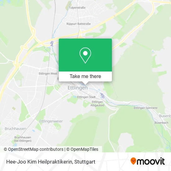 Карта Hee-Joo Kim Heilpraktikerin