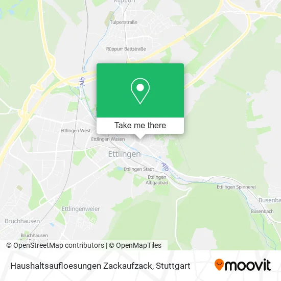 Карта Haushaltsaufloesungen Zackaufzack