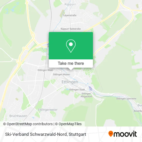 Карта Ski-Verband Schwarzwald-Nord