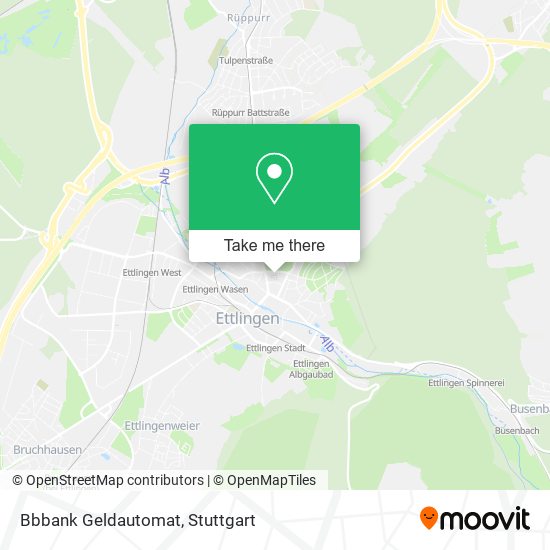 Bbbank Geldautomat map