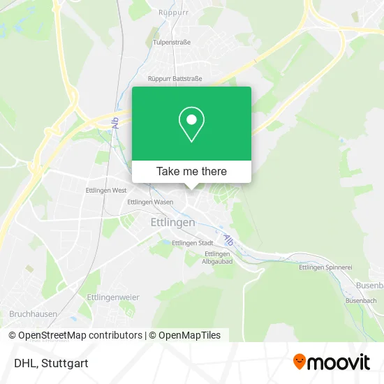 Карта DHL