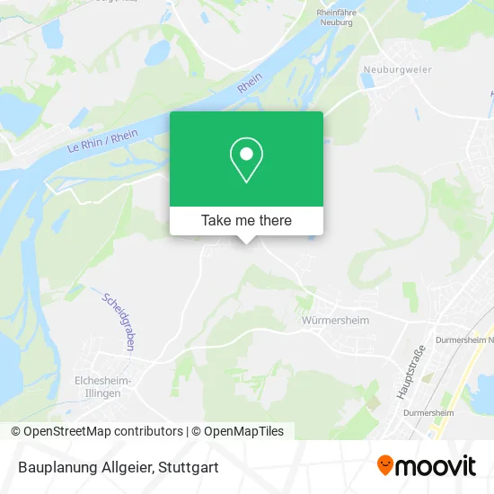 Карта Bauplanung Allgeier