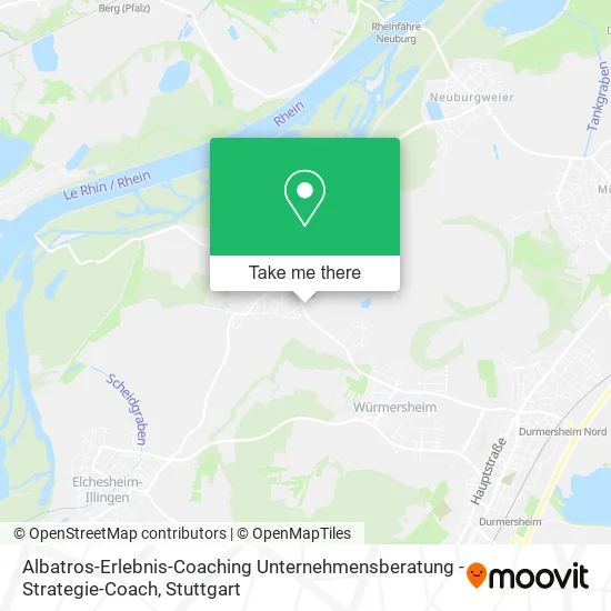 Карта Albatros-Erlebnis-Coaching Unternehmensberatung - Strategie-Coach