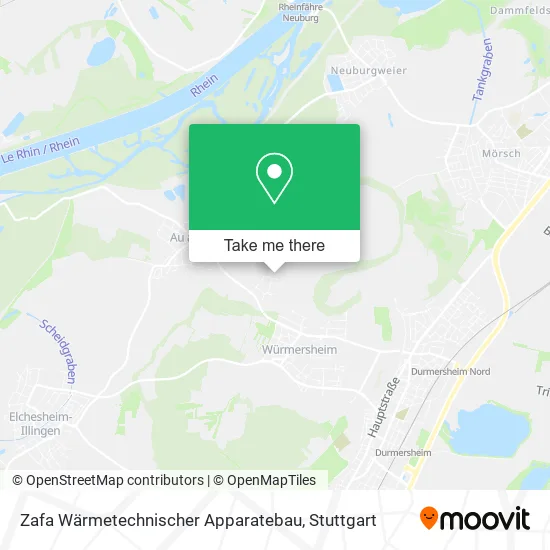 Карта Zafa Wärmetechnischer Apparatebau