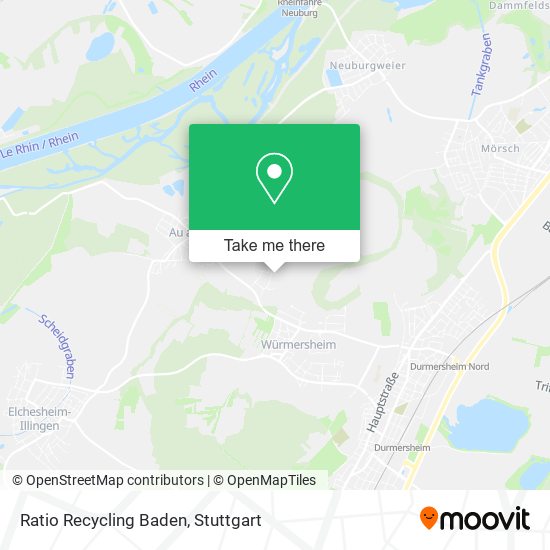 Ratio Recycling Baden map