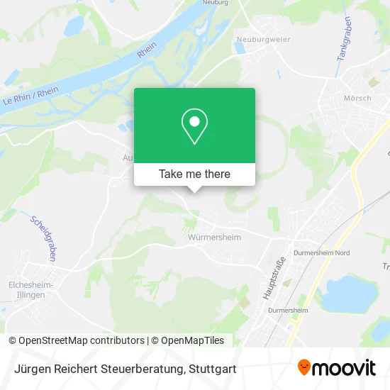 Карта Jürgen Reichert Steuerberatung