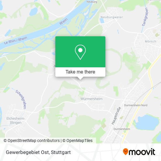 Gewerbegebiet Ost map