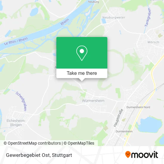 Карта Gewerbegebiet Ost