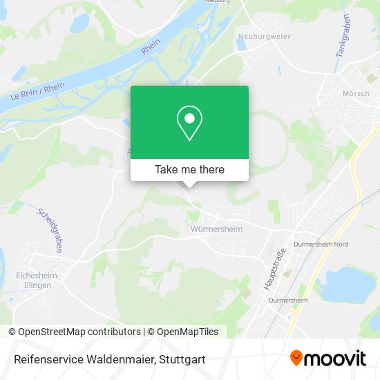 Reifenservice Waldenmaier map
