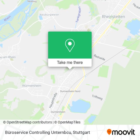 Büroservice Controlling Unternbcu map