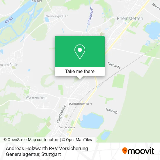 Карта Andreas Holzwarth R+V Versicherung Generalagentur